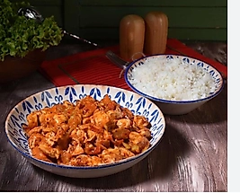 Acı Soslu Tavuk + Pirinç Pilavı